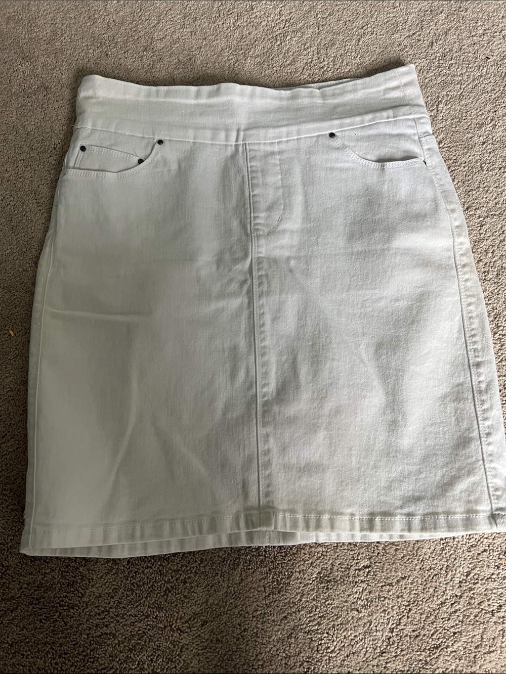 Jag Jeans White Denim Mini Skirt